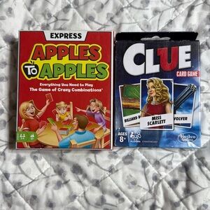 Set/2 new Hasbro Card Game - Blue